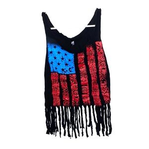 Distressed 4th of July tee